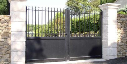 portail battant aluminium façon fer forgé essonne 91